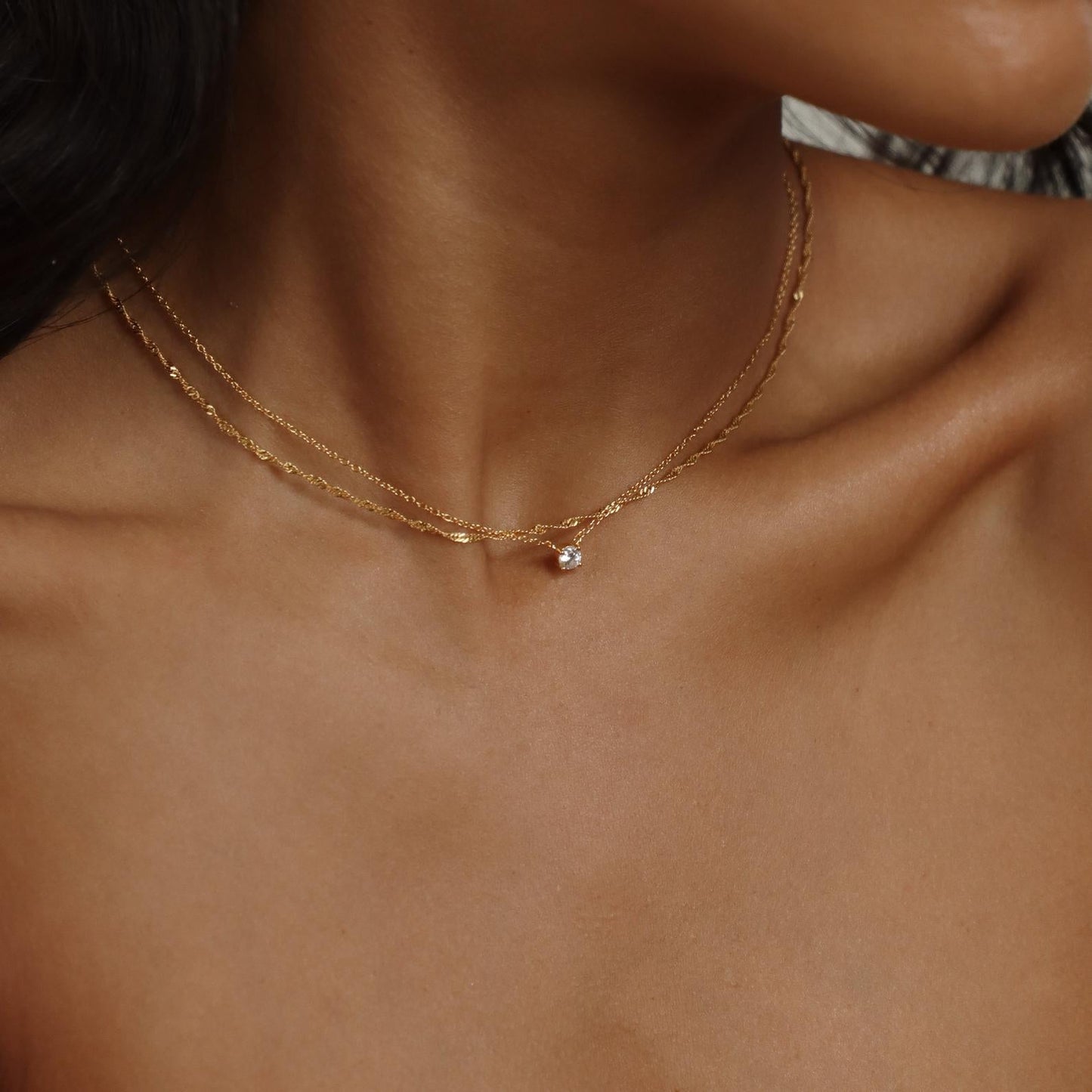 Dainty Diamond Necklace Margot