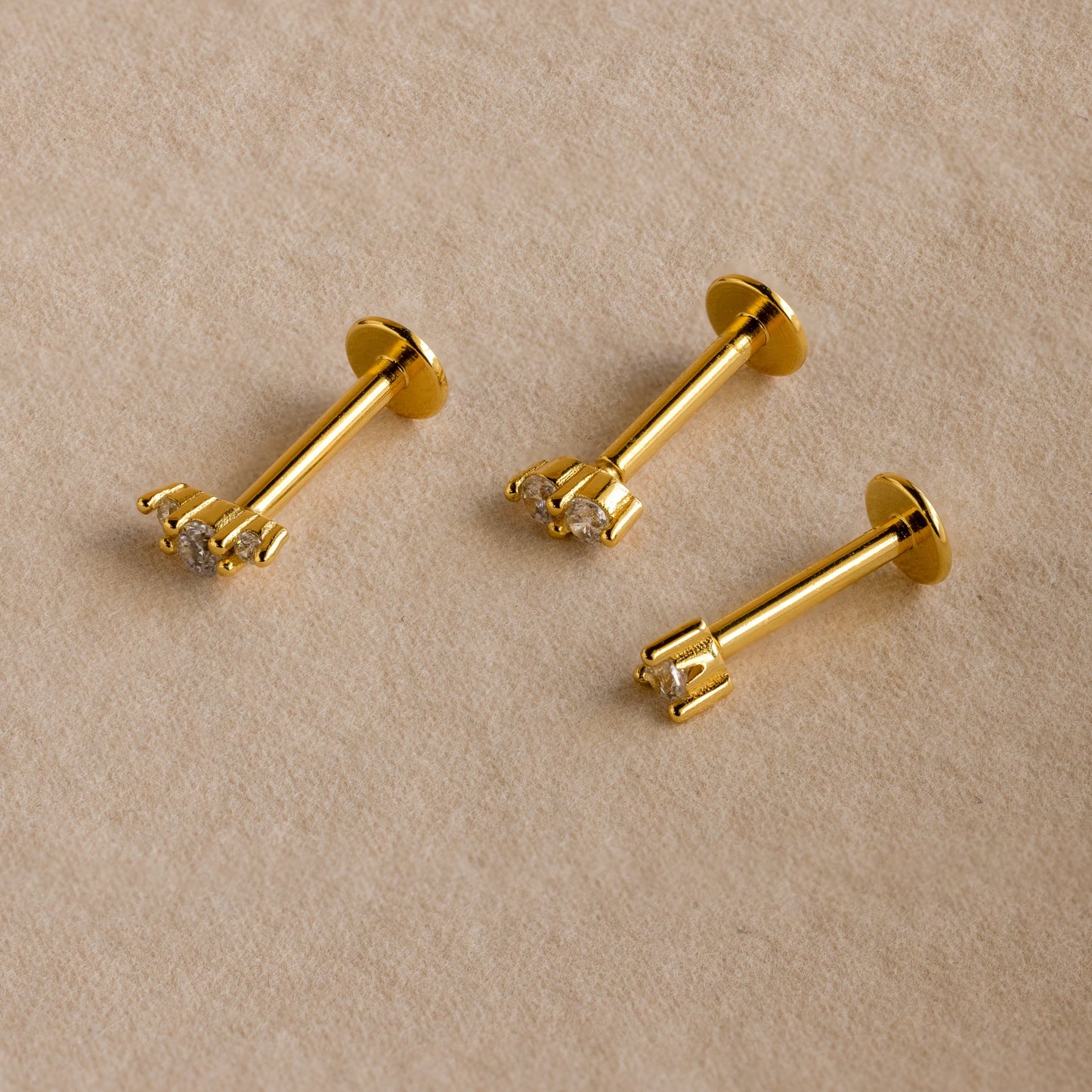Dainty Diamond Stud Earrings Margot