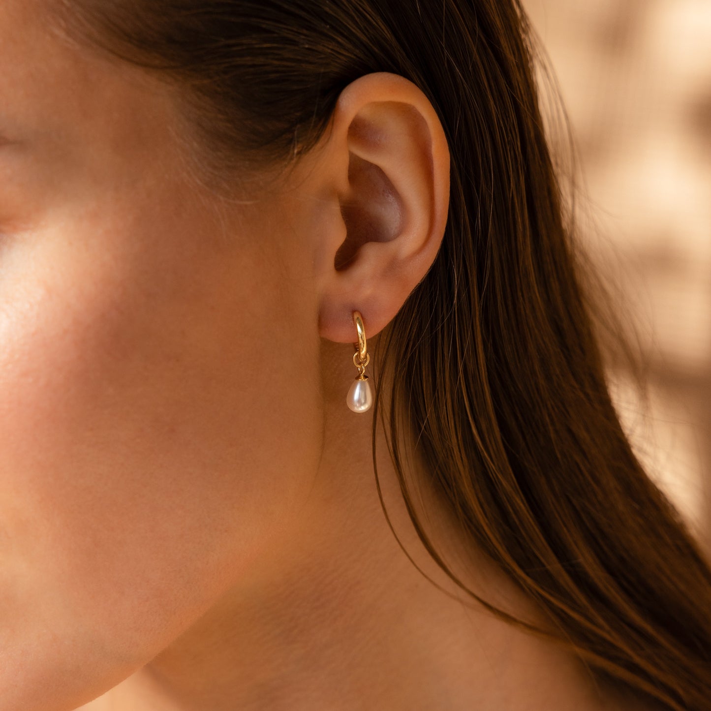 Dainty Pearl Drop Earrings Margot