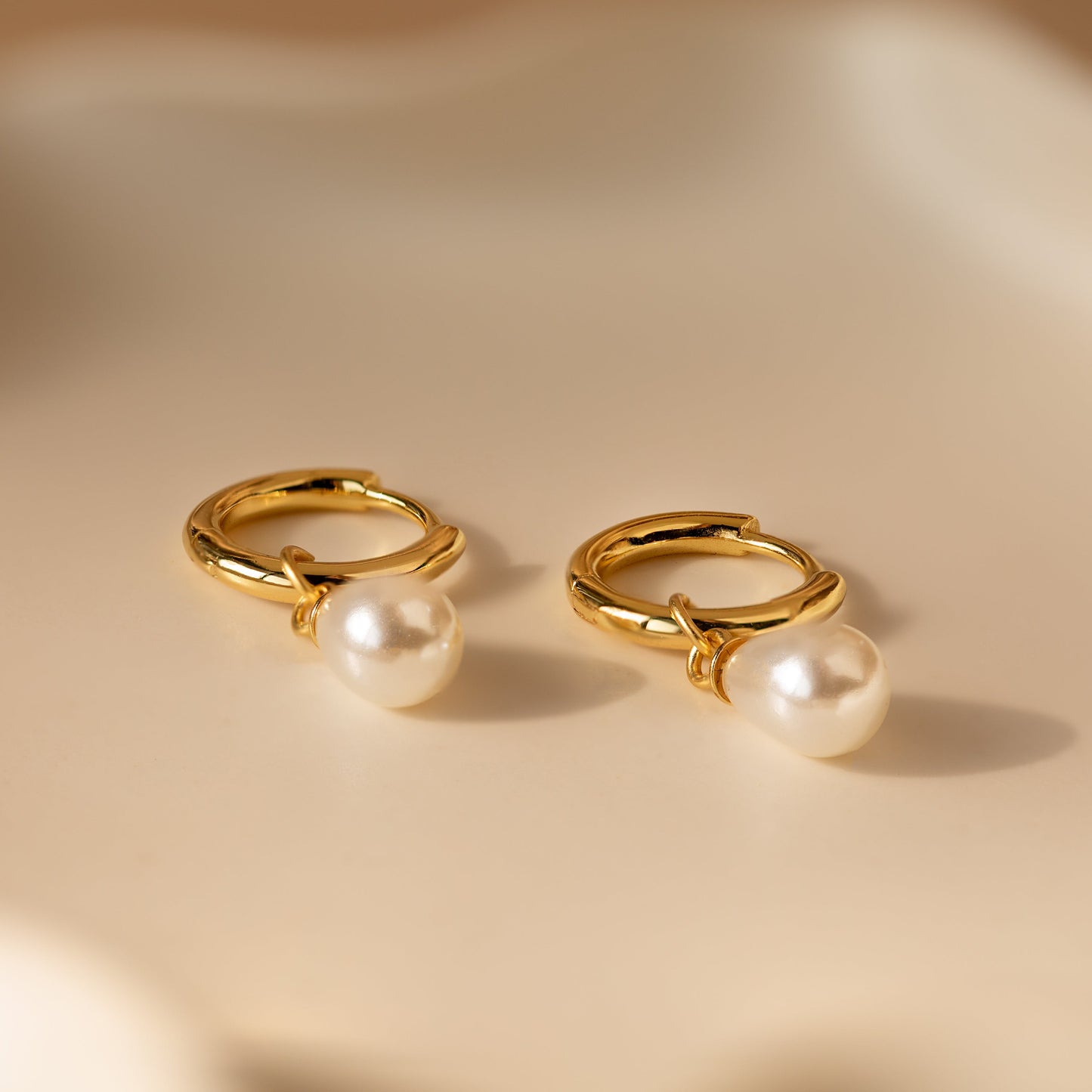 Dainty Pearl Drop Earrings Margot