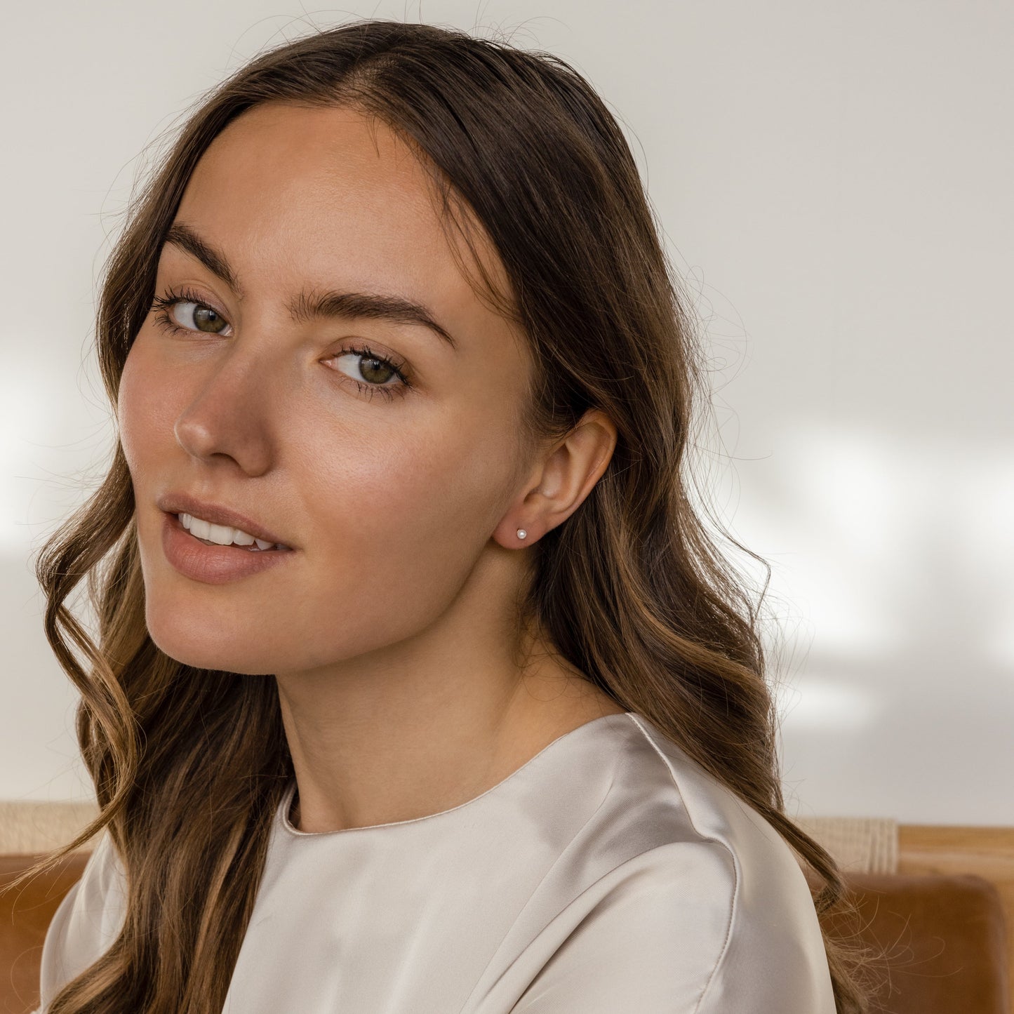 Dainty Pearl Earrings Margot