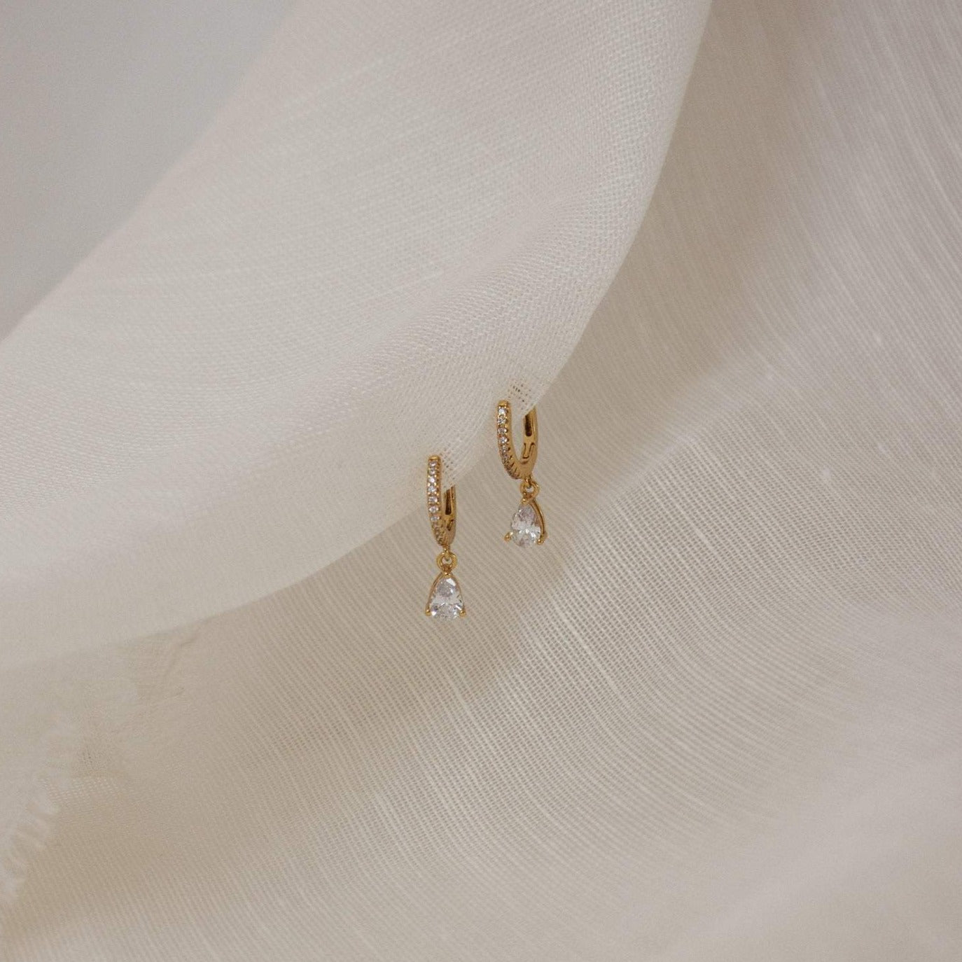 Diamond Drop Earrings Margot