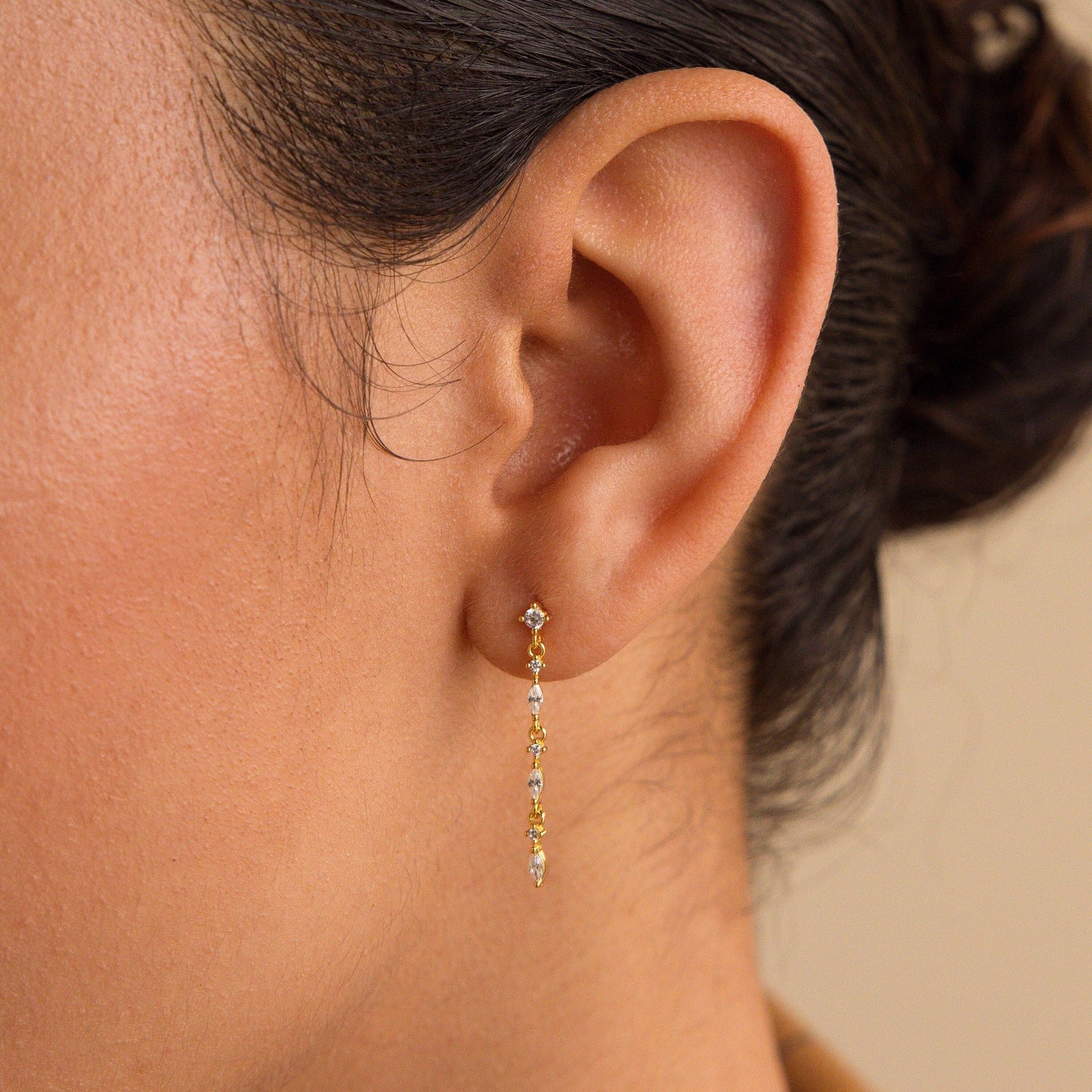 Diamond Drop Earrings Margot