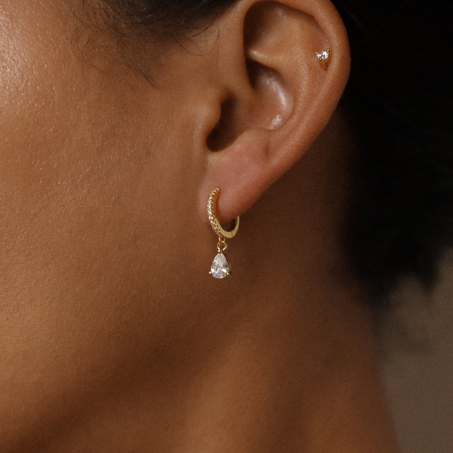 Diamond Drop Earrings Margot