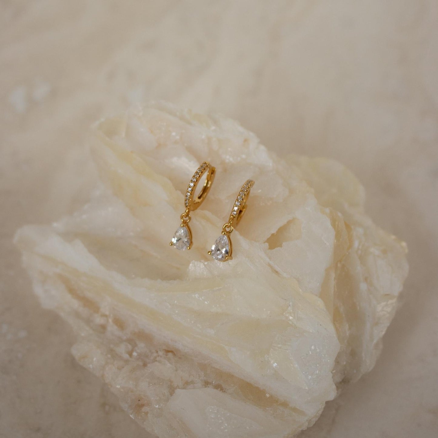 Diamond Drop Earrings Margot
