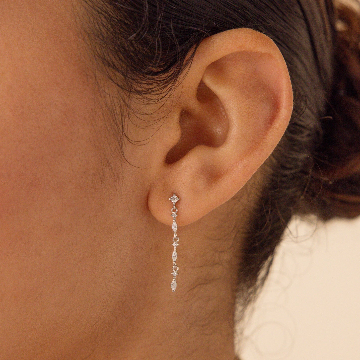 Diamond Drop Earrings Margot