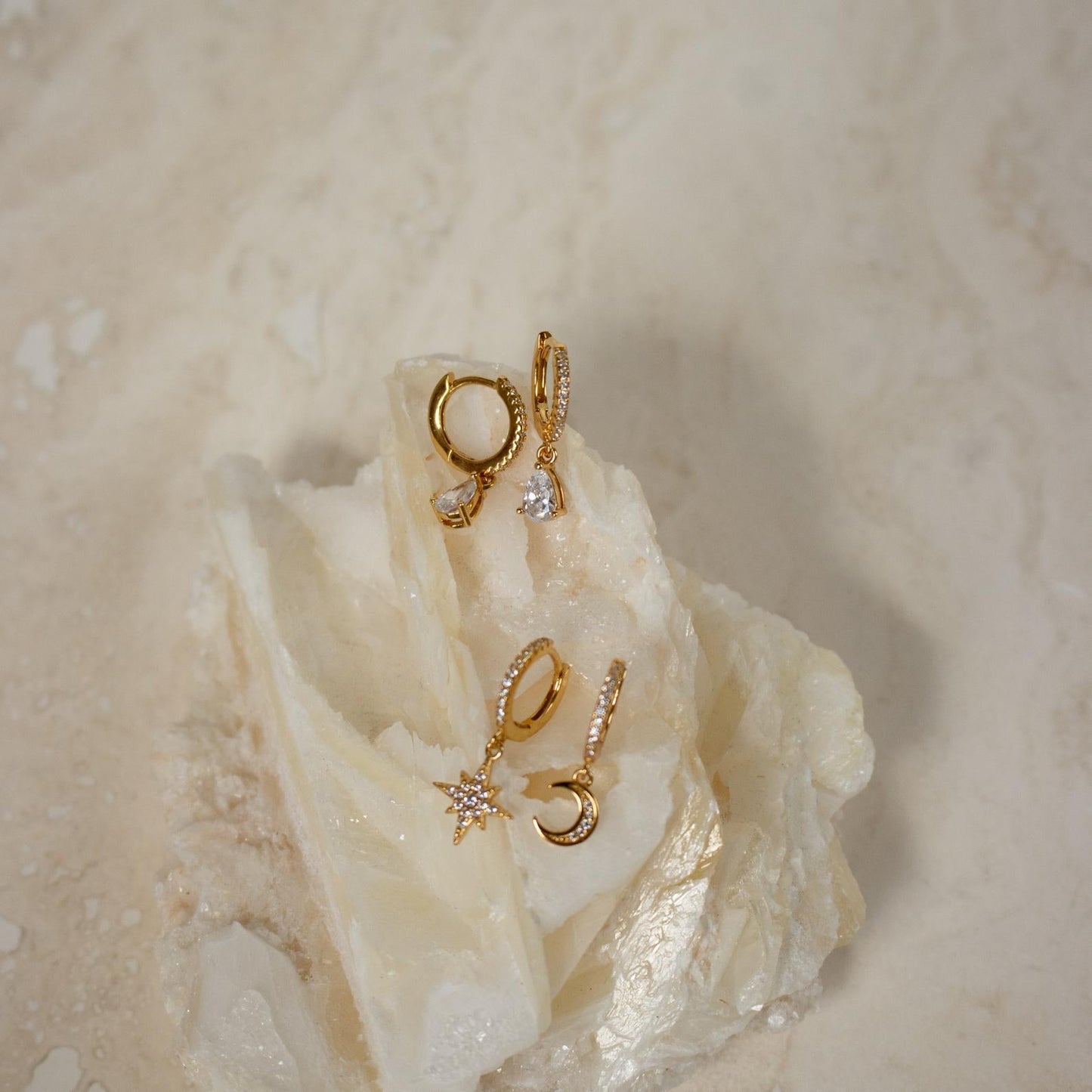 Diamond Drop Earrings Margot
