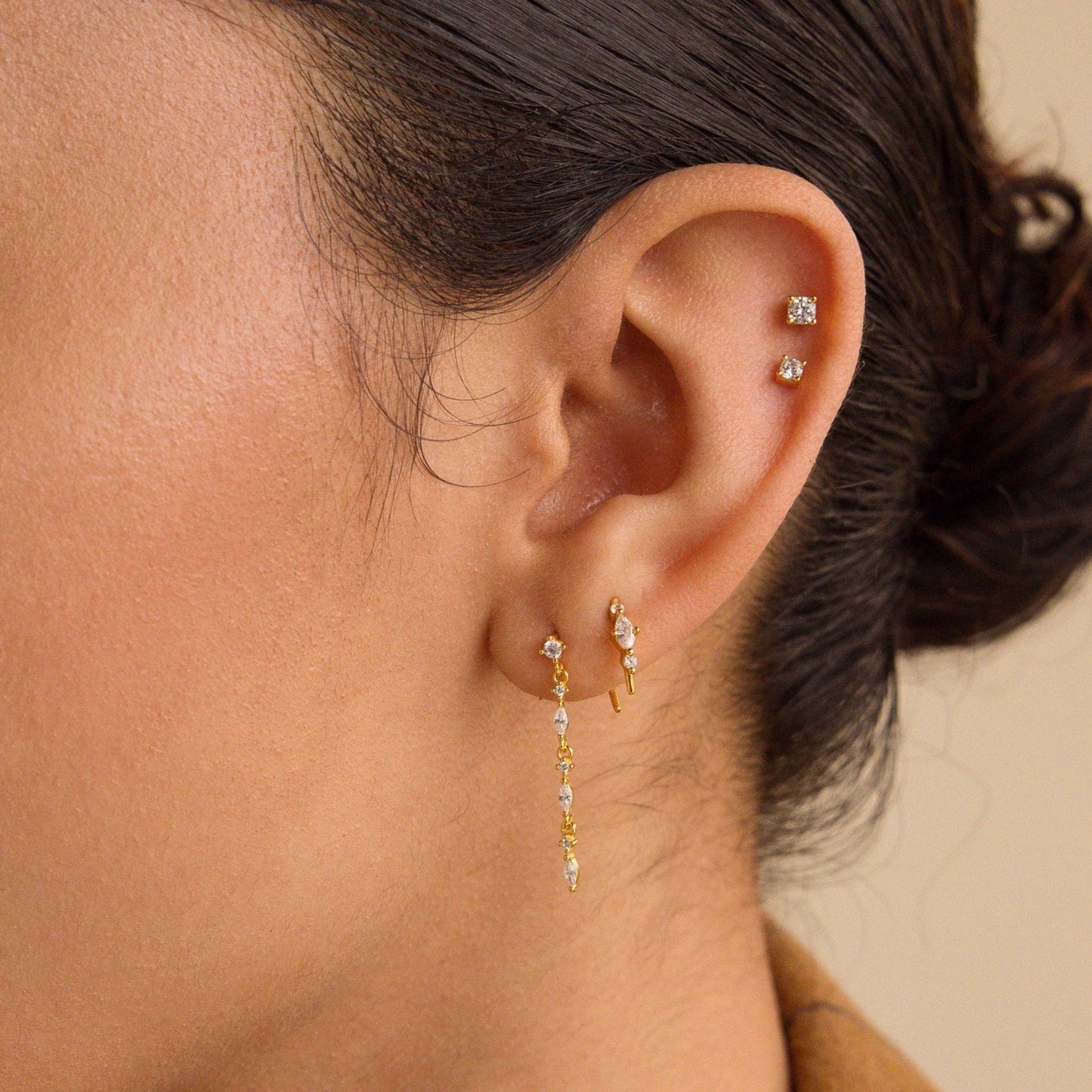 Diamond Drop Earrings Margot