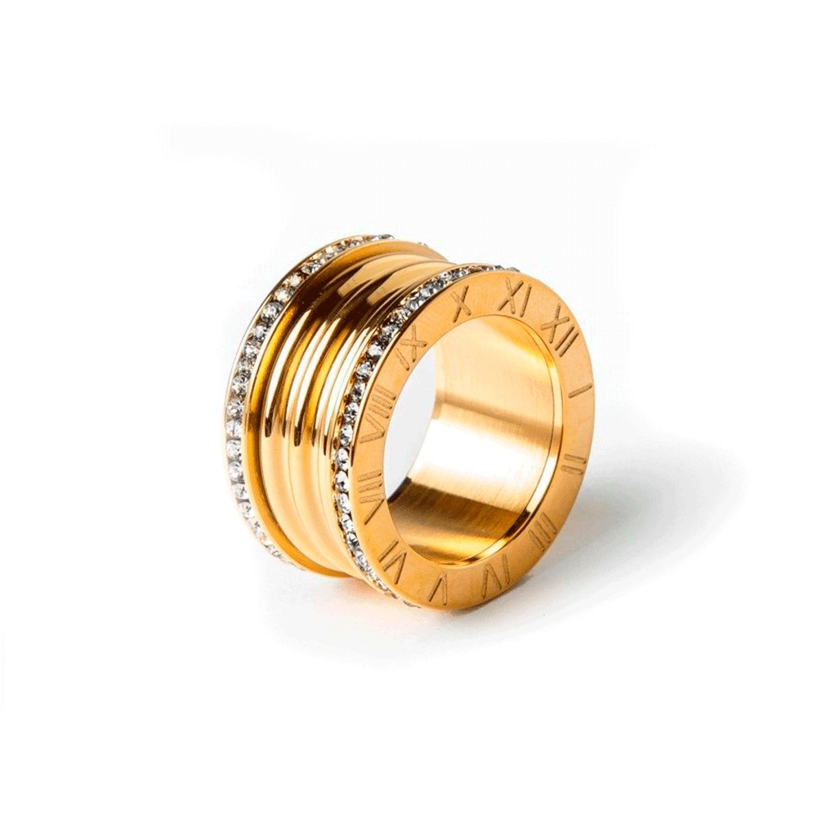 Elegant Roman Numeral Ring Margot