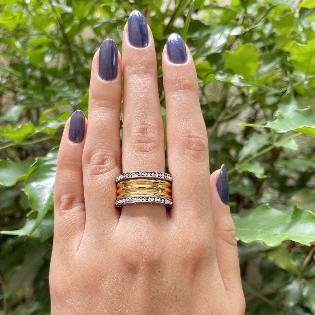 Elegant Roman Numeral Ring Margot