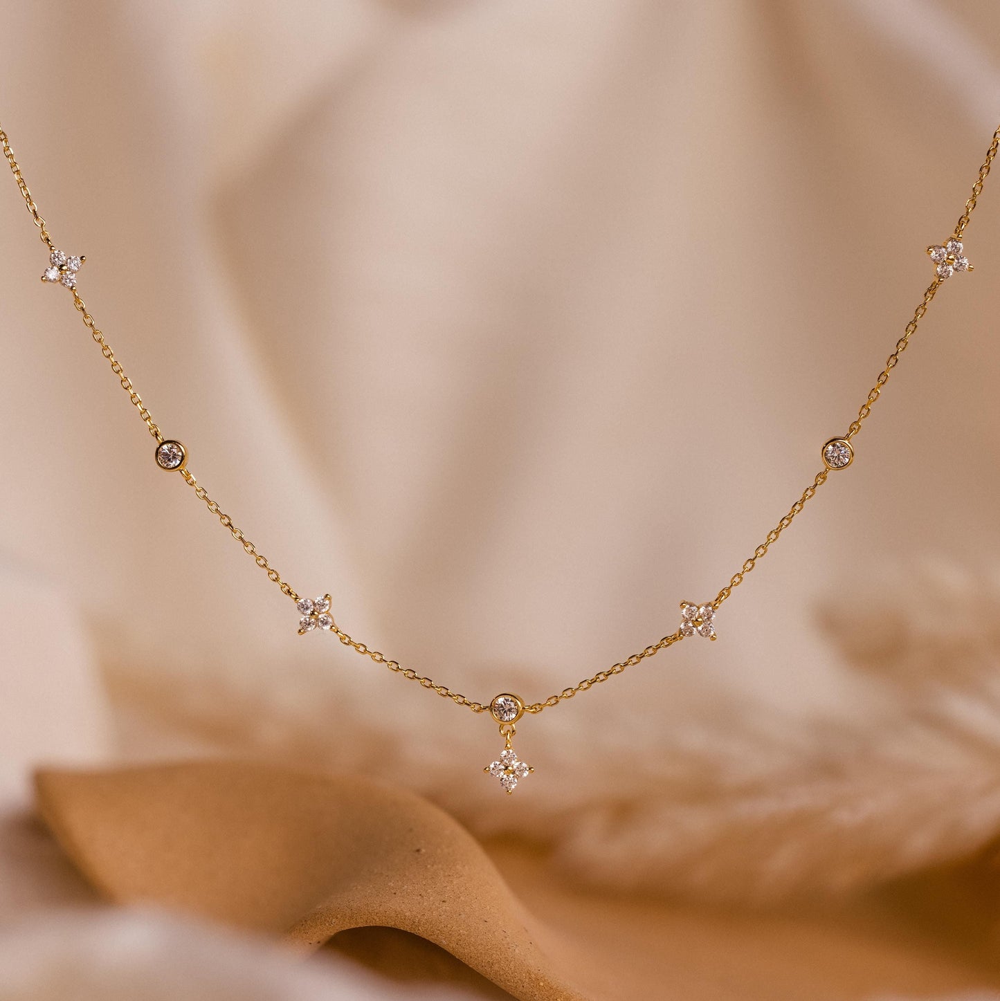 Floral Detail Necklace Margot
