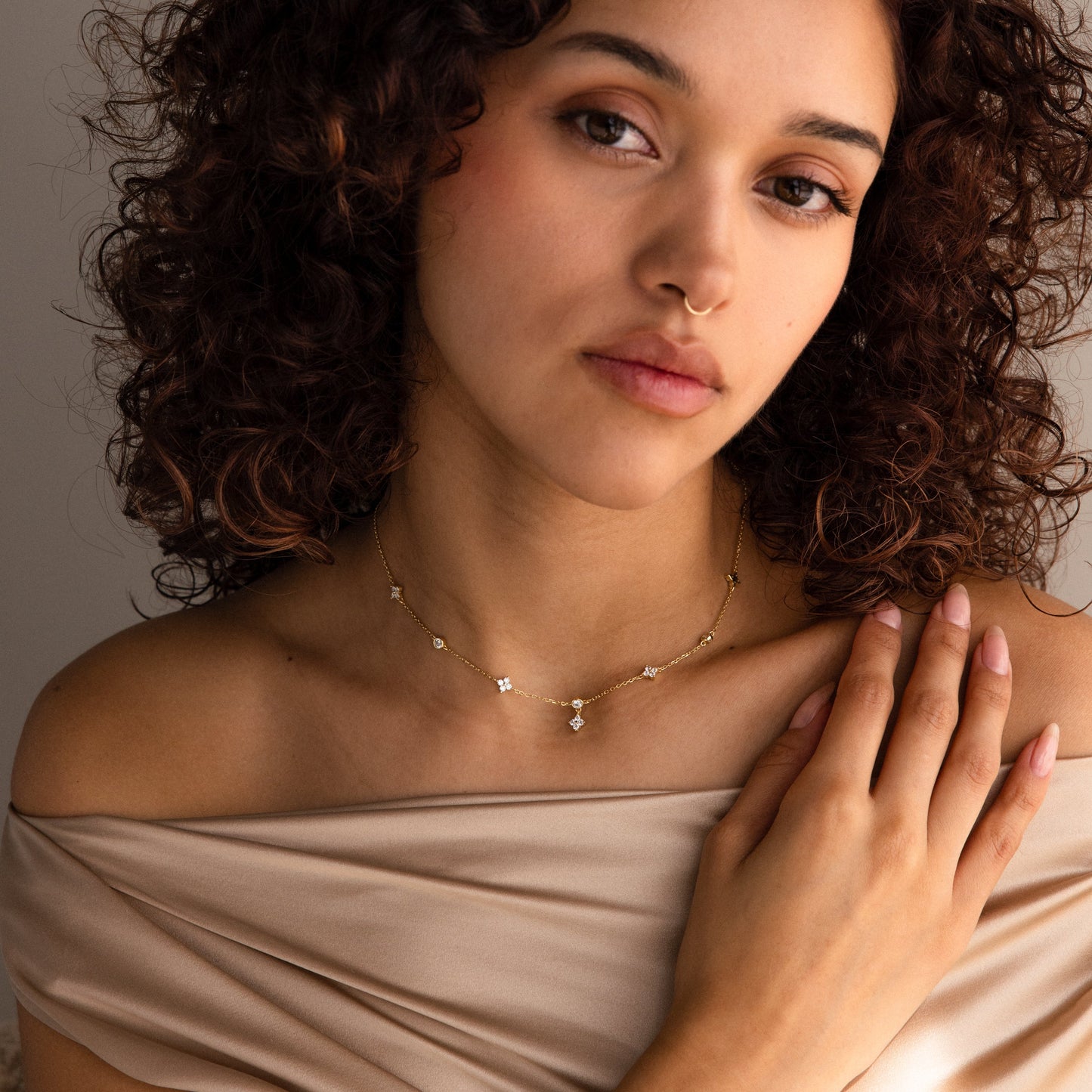 Floral Detail Necklace Margot