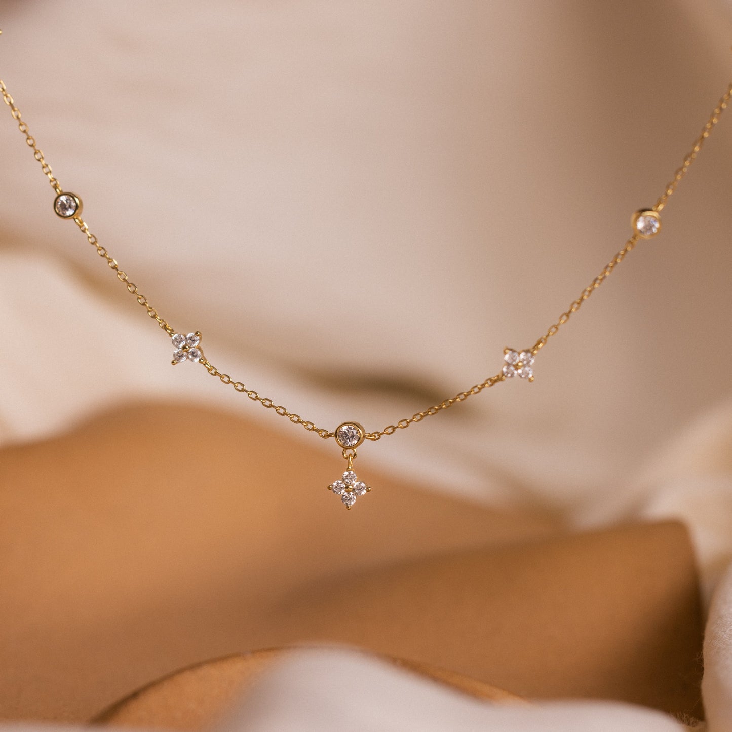 Floral Detail Necklace Margot