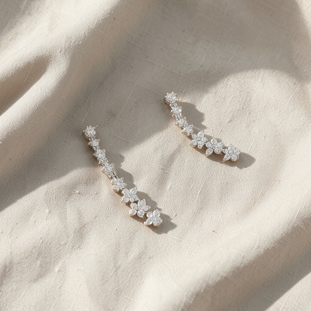 Floral Gold Earrings Margot