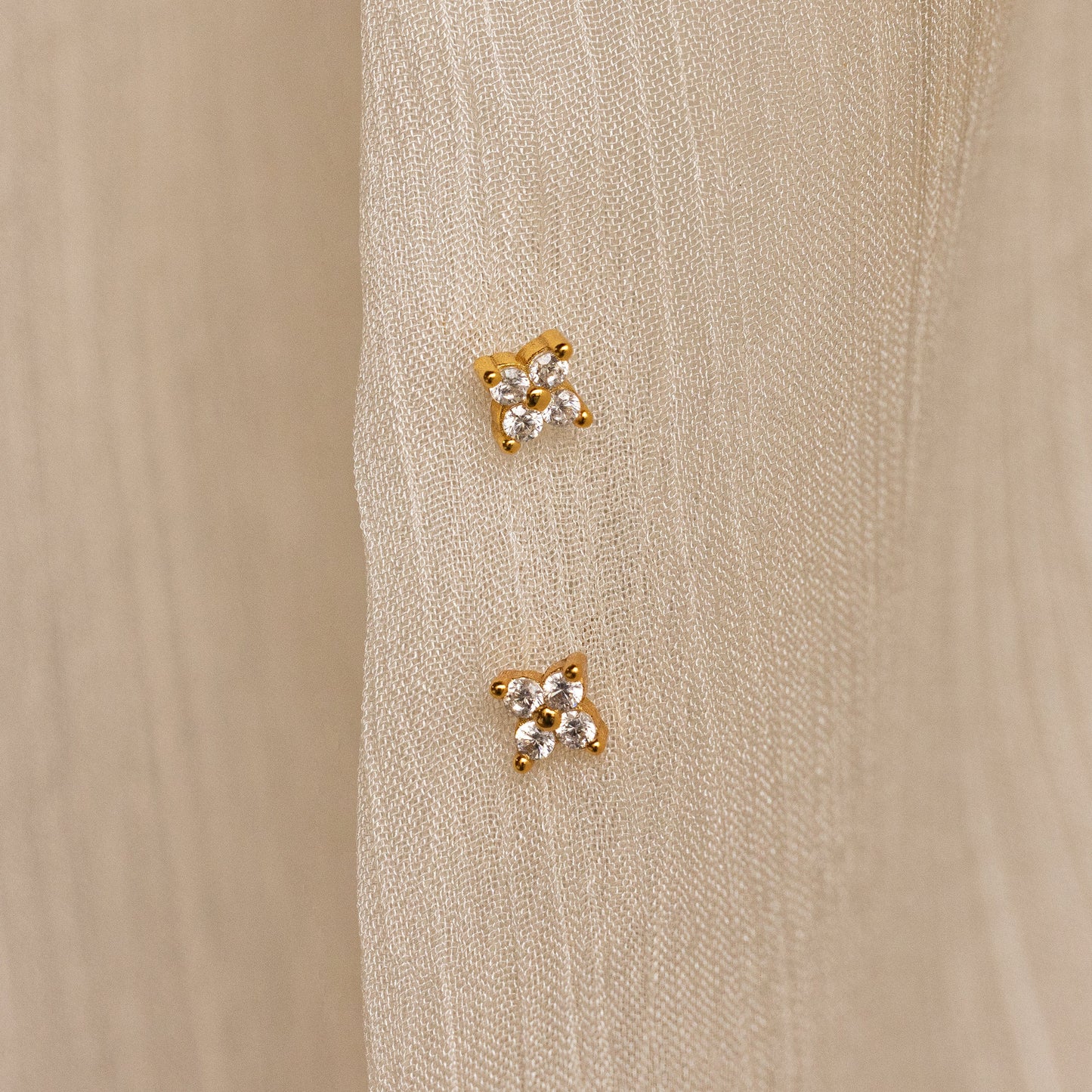 Floral Stud Earrings Margot