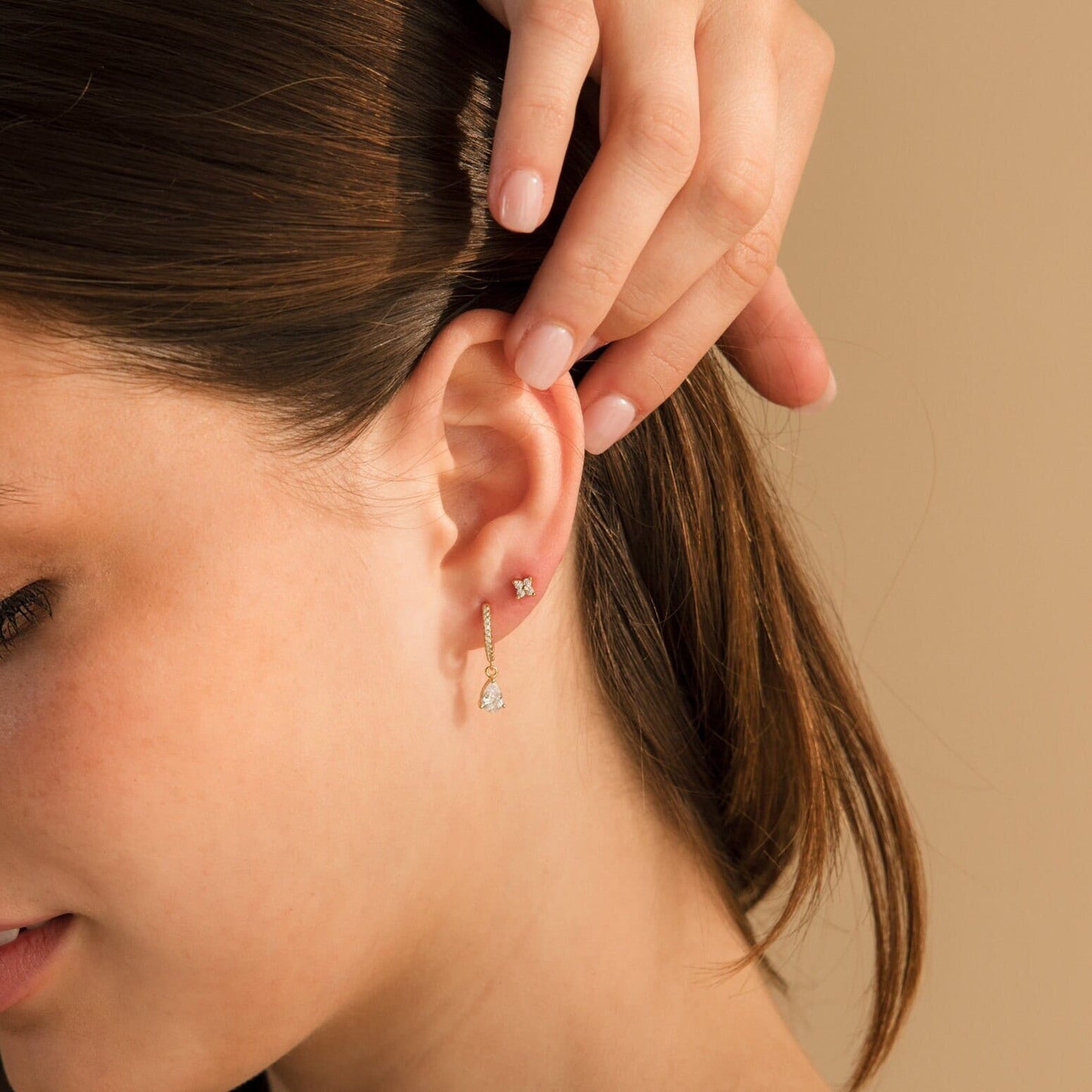 Floral Stud Earrings Margot