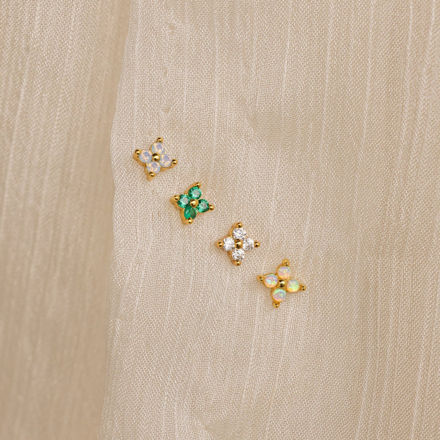 Floral Stud Earrings Margot