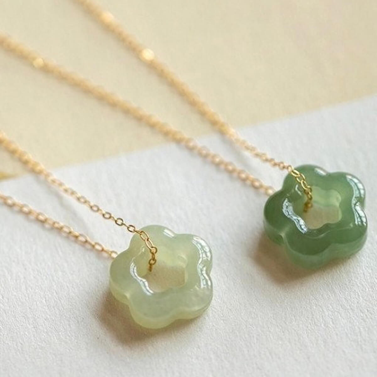 Flower Green Necklace Margot