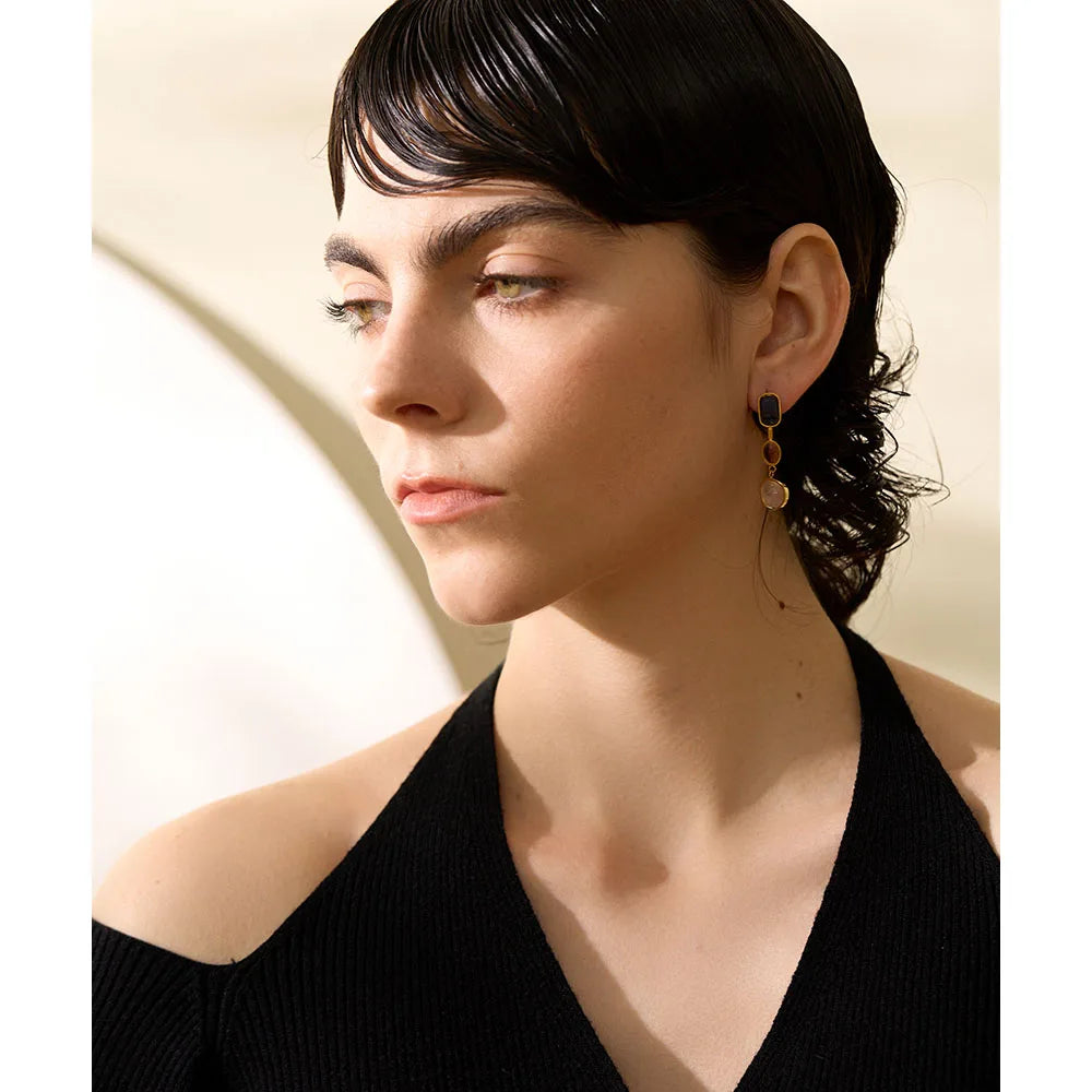 Geometric Gold Earrings Margot