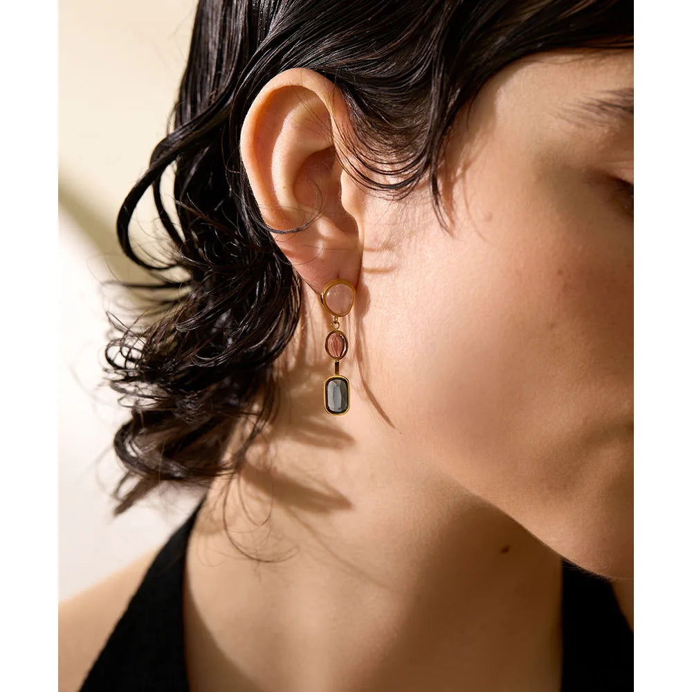 Geometric Gold Earrings Margot