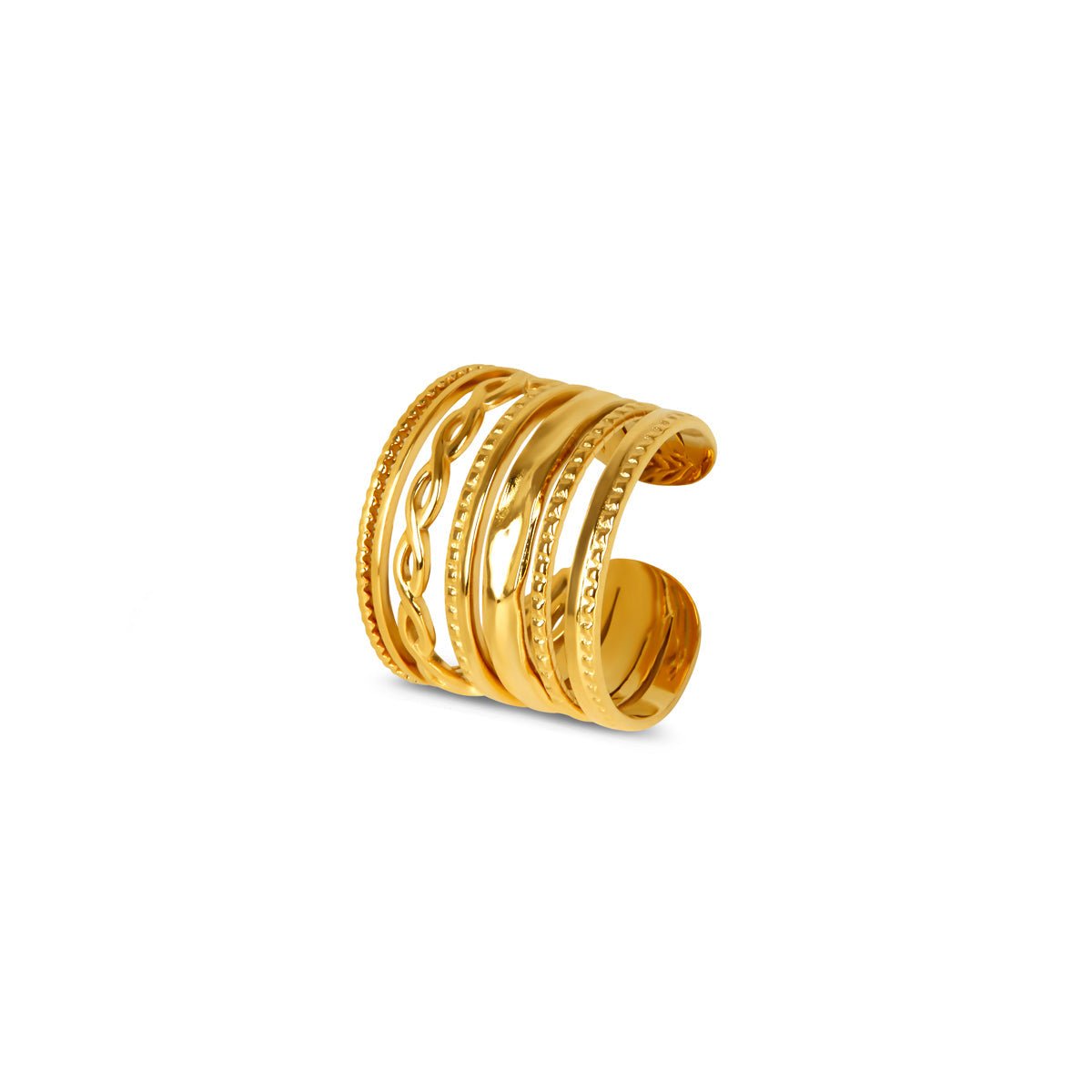 Gold Adjustable Ring Margot