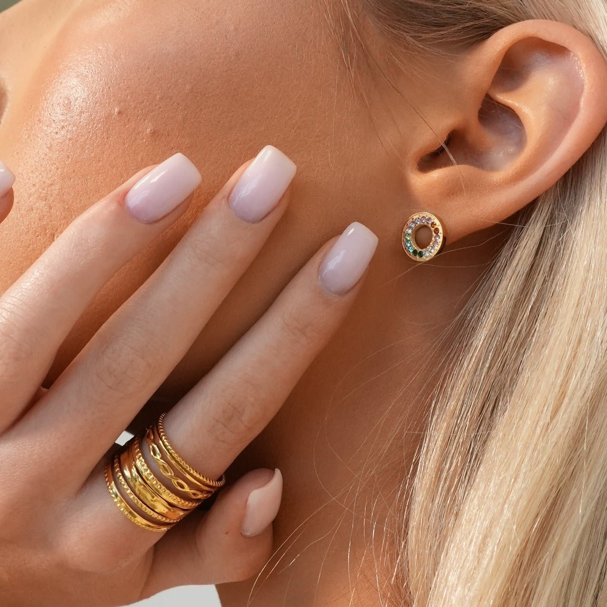 Gold Adjustable Ring Margot