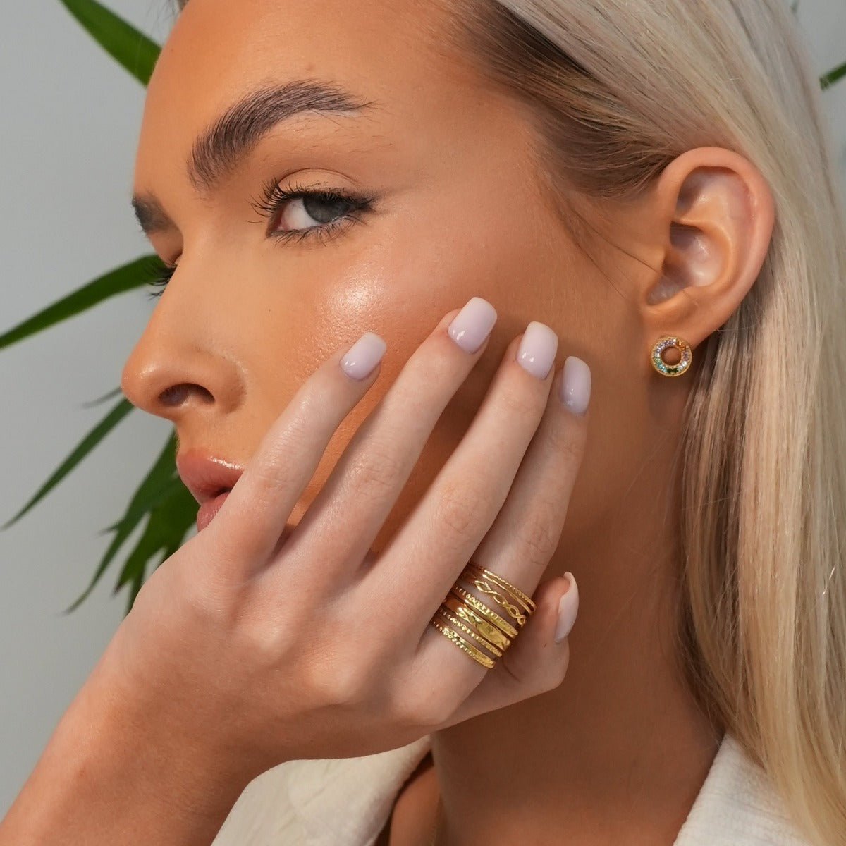 Gold Adjustable Ring Margot