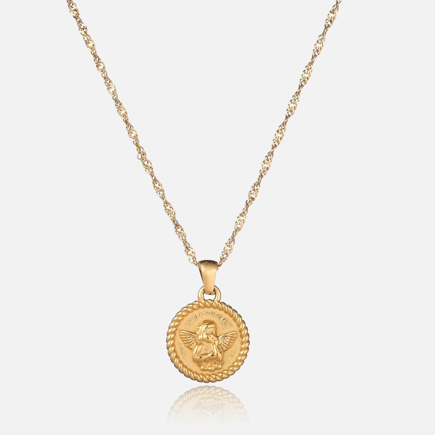 Gold Angel Necklace Margot