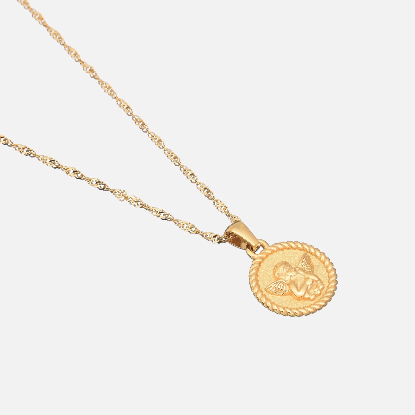 Gold Angel Necklace Margot