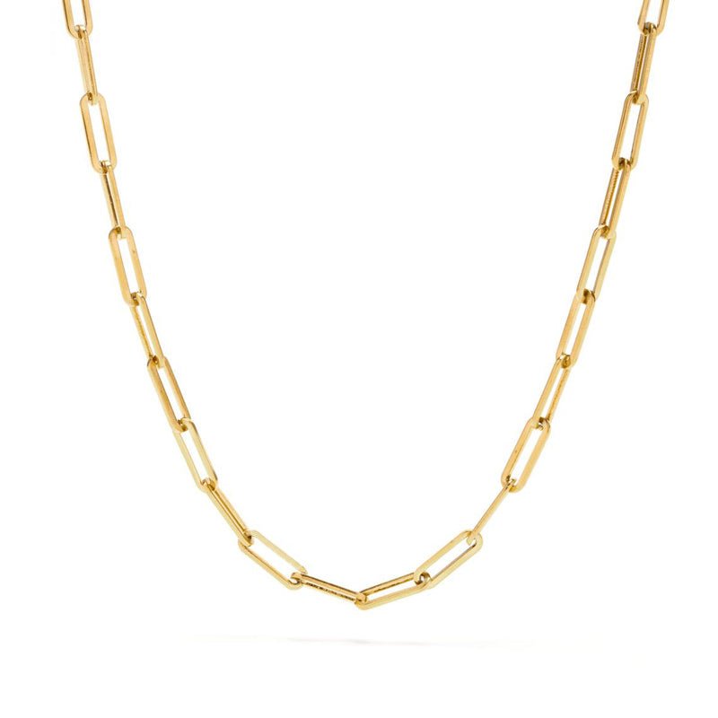 Gold Chain Link Necklace Margot
