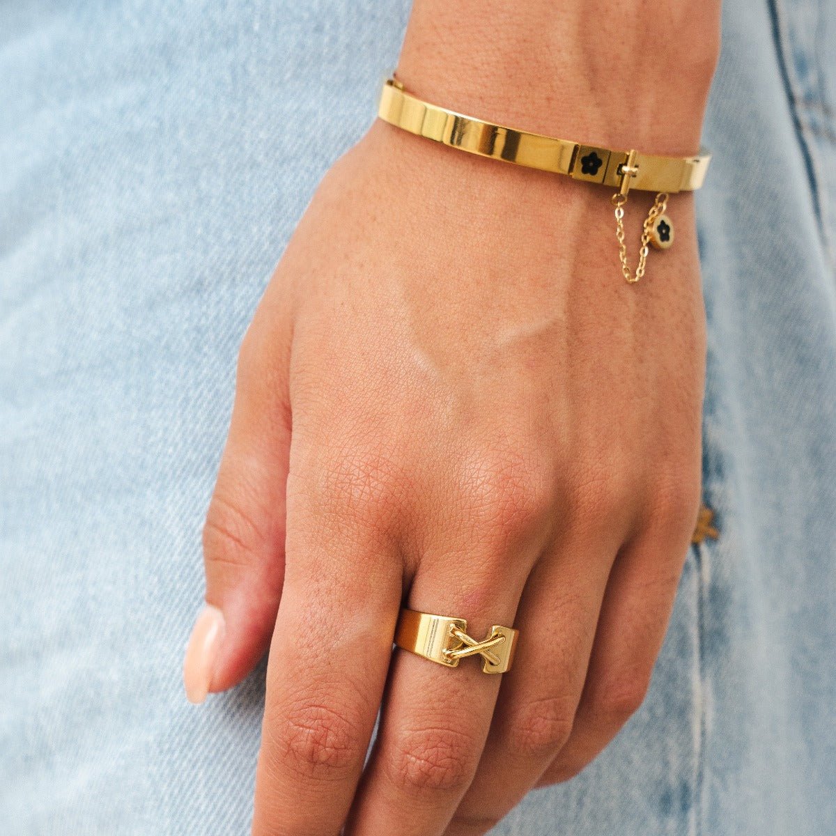 Gold Charm Bracelet Margot