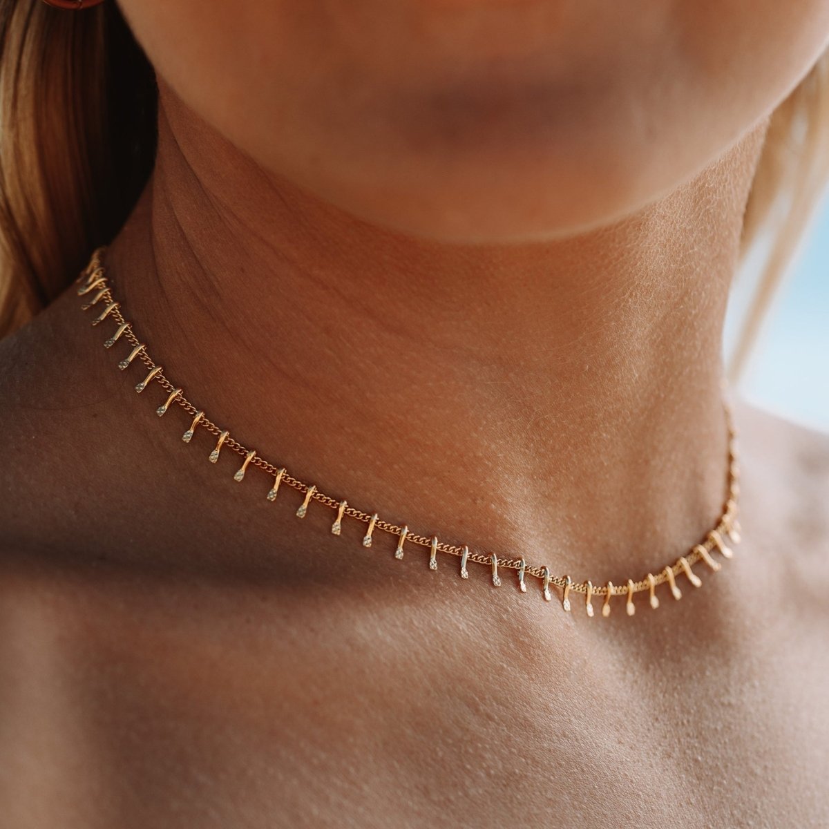 Gold Choker Necklace Margot