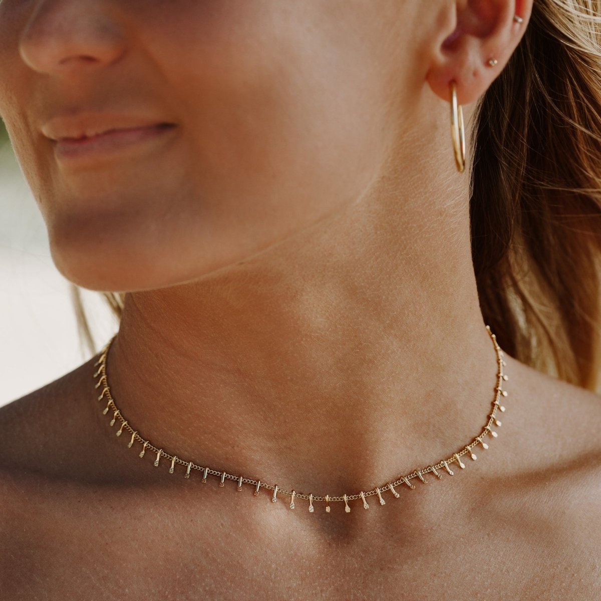 Gold Choker Necklace Margot
