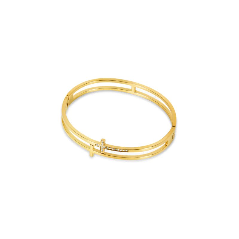 Gold Cross Bracelet Margot