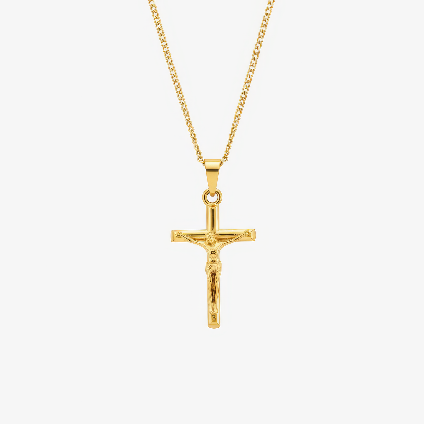 Gold Crucifix Necklace Margot