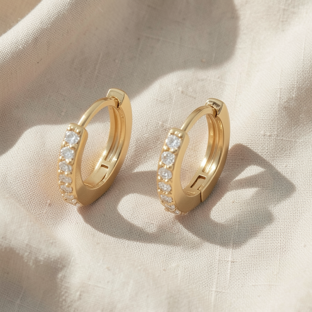 Gold Drop Earrings Margot
