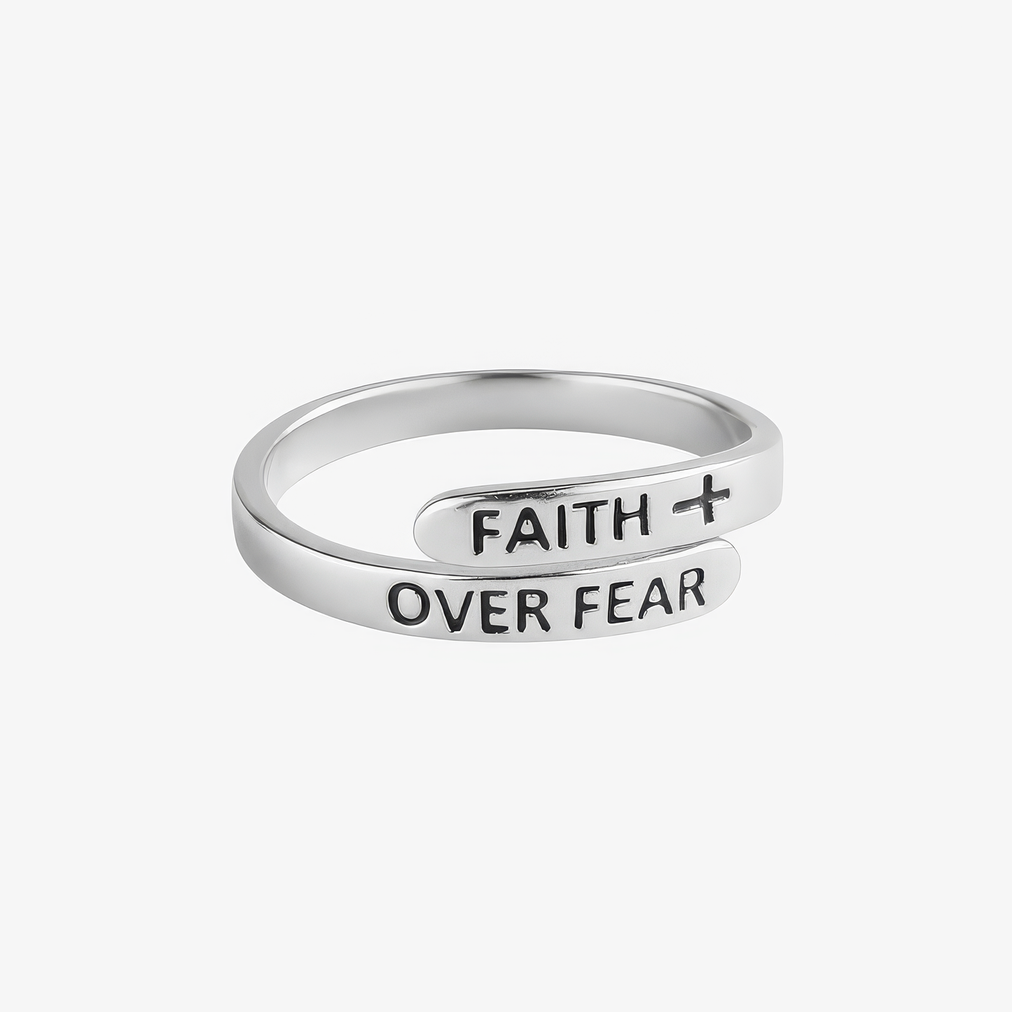 Gold Faith Over Fear Ring Margot