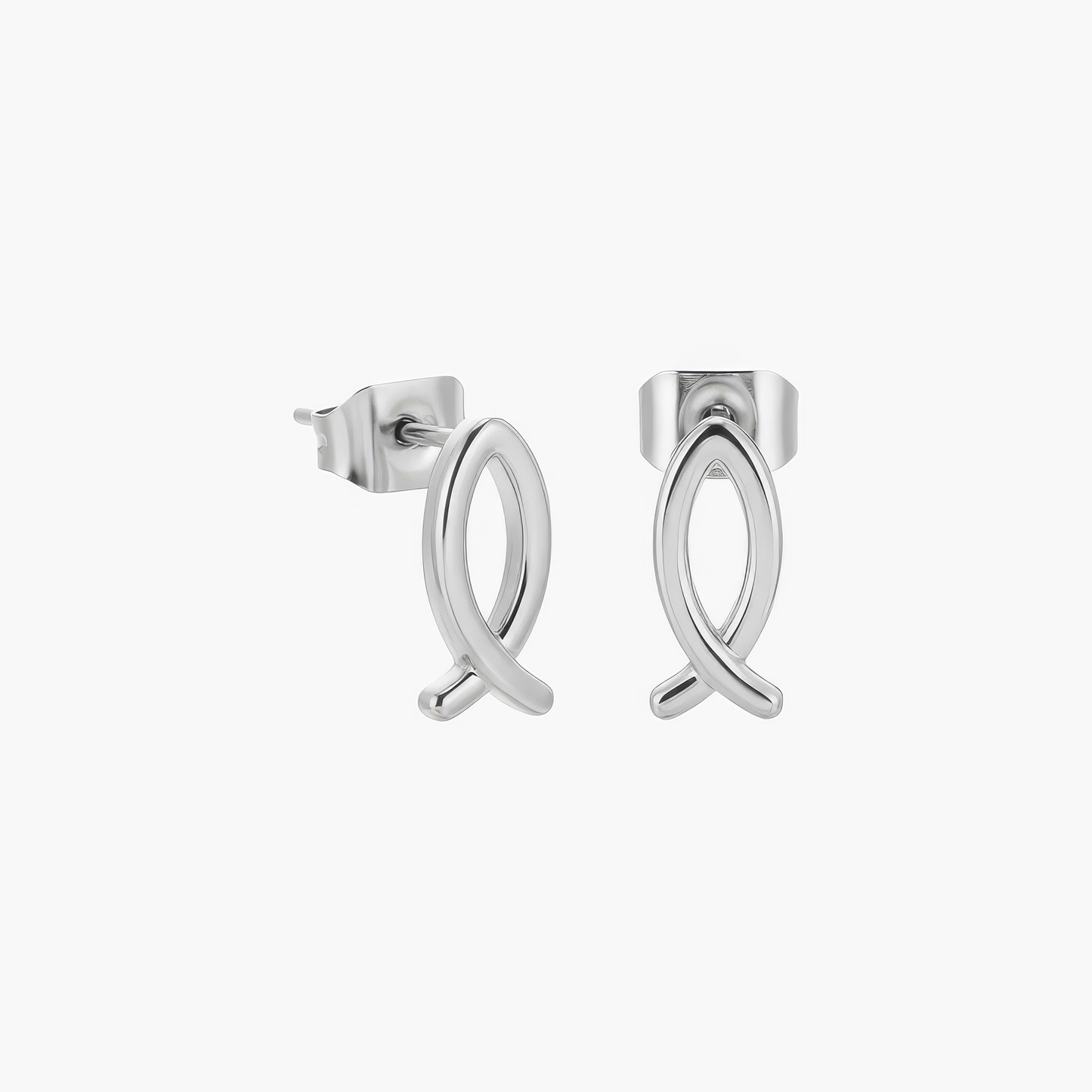 Gold Ichthys Stud Earrings Margot