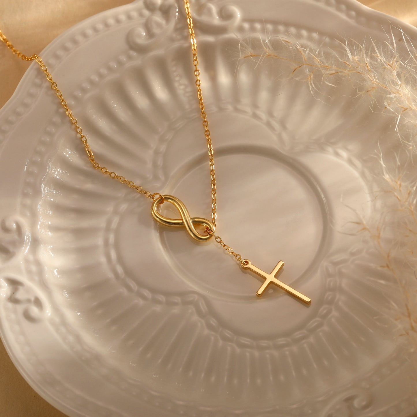 Gold Infinity Necklace Margot