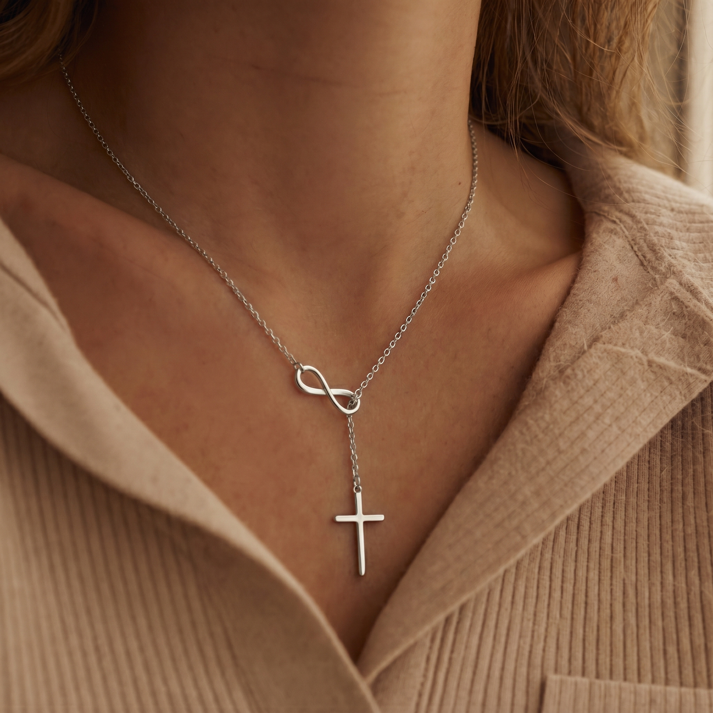 Gold Infinity Necklace Margot