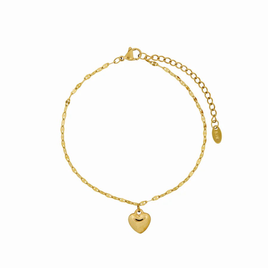 Gold Love Anklet for Women Margot