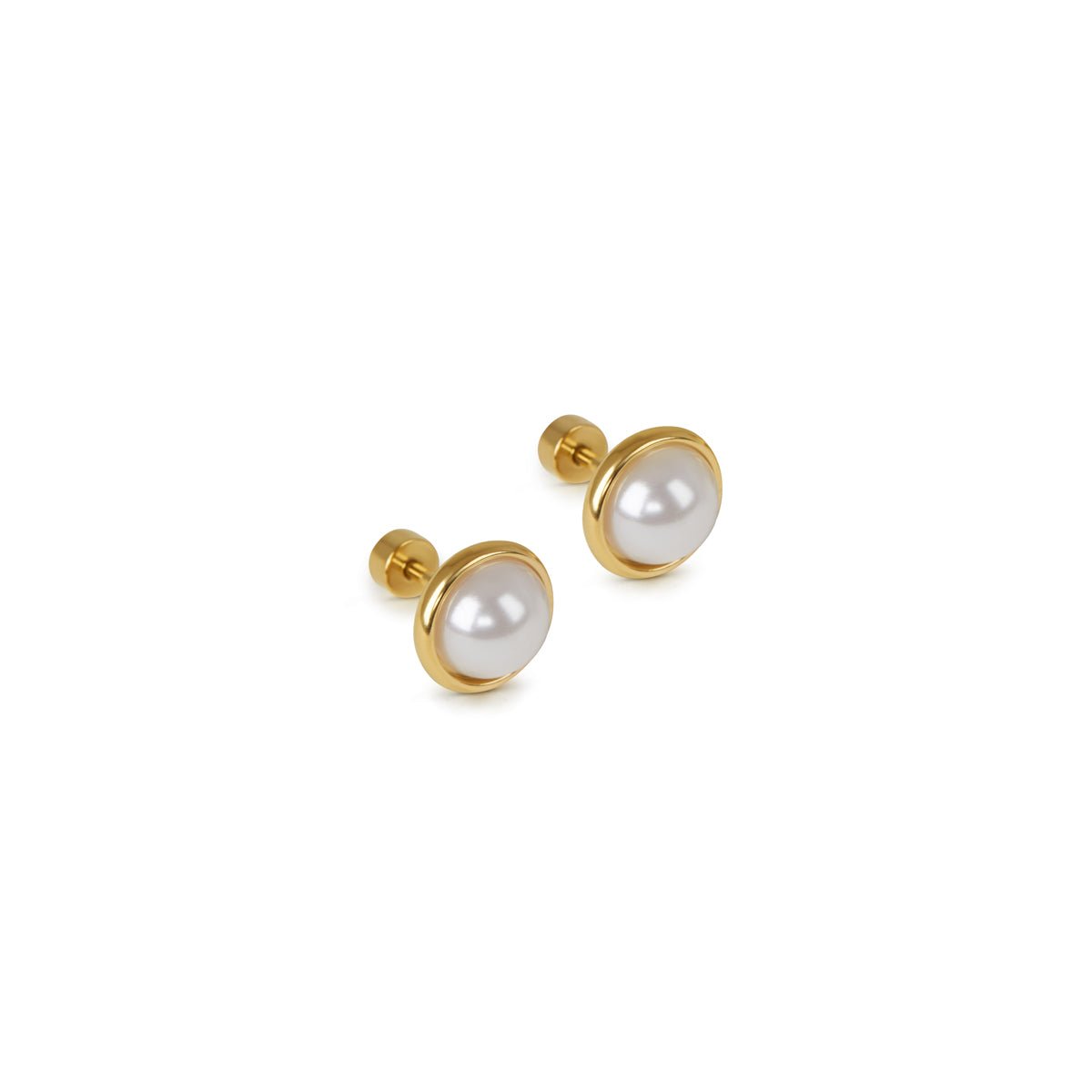 Gold Pearl Earrings Margot