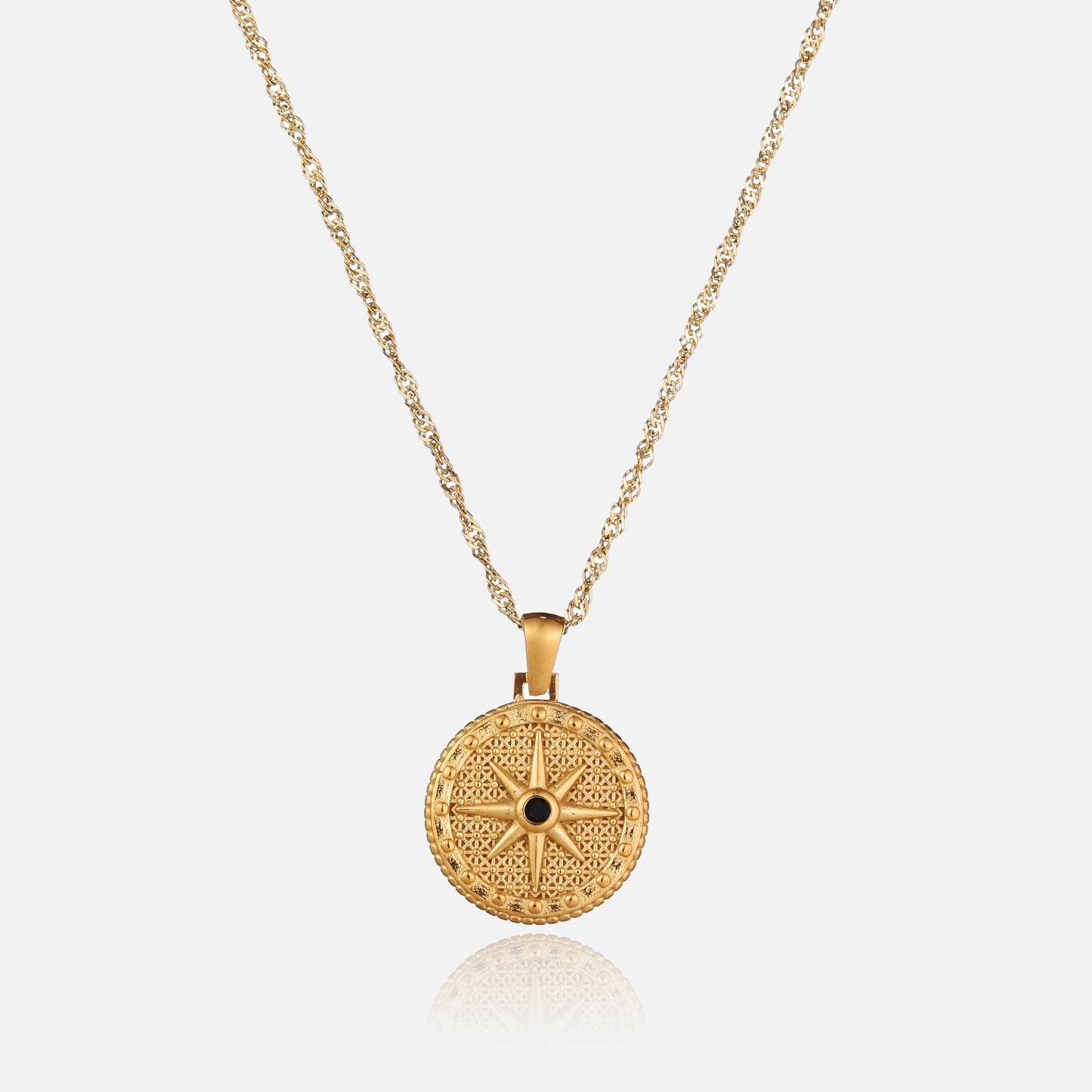 Gold Pendant Necklace Margot