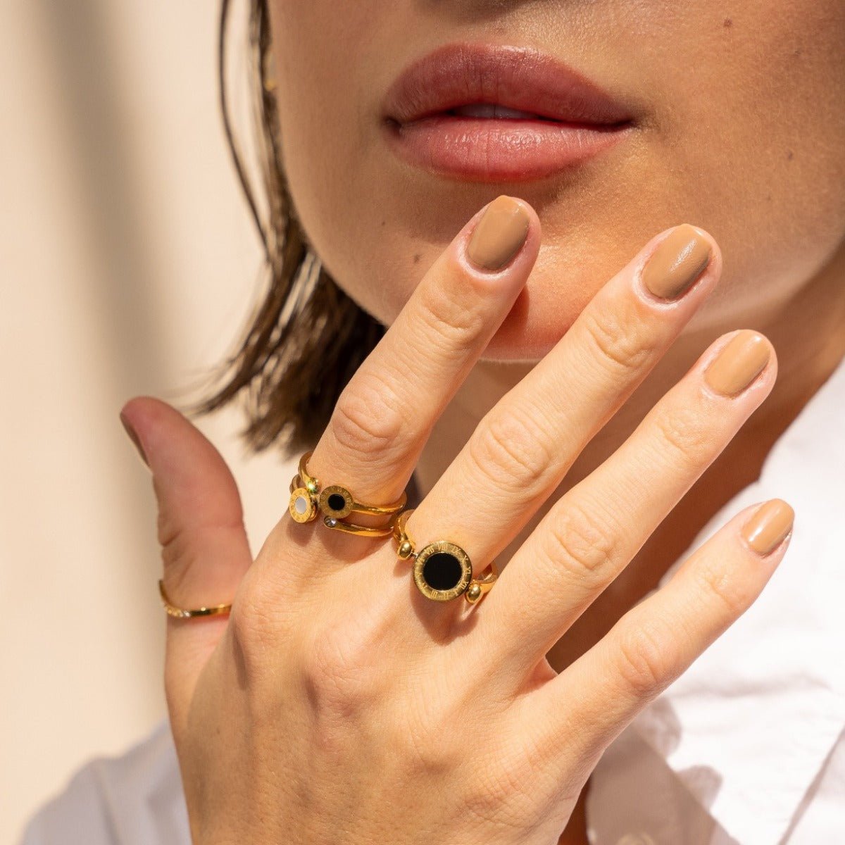 Gold Romanos Ring Margot