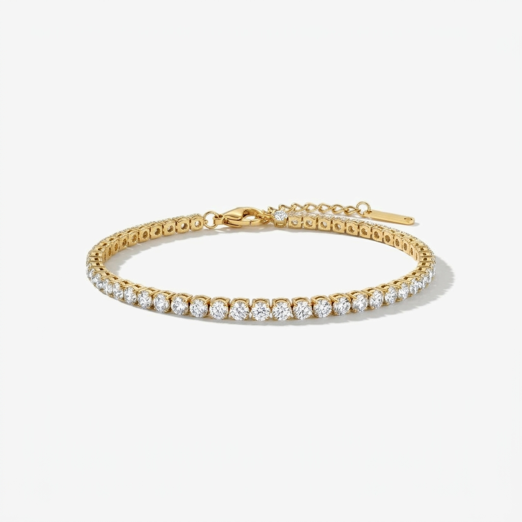 Gold Tennis Bracelet Margot