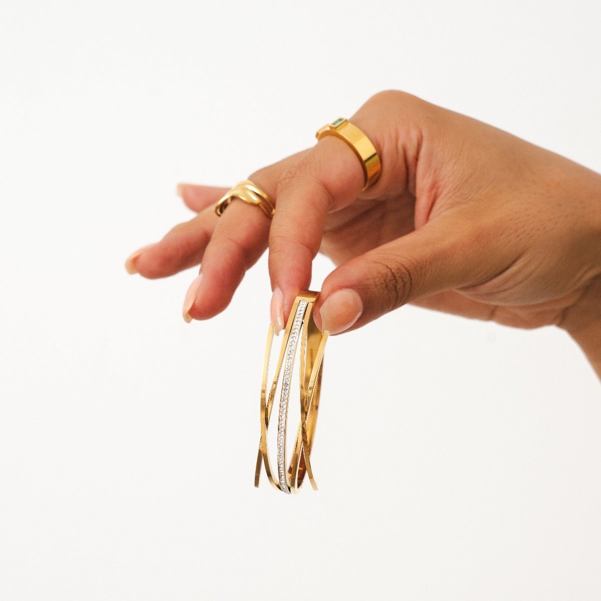Gold Zirconia Bracelet Margot