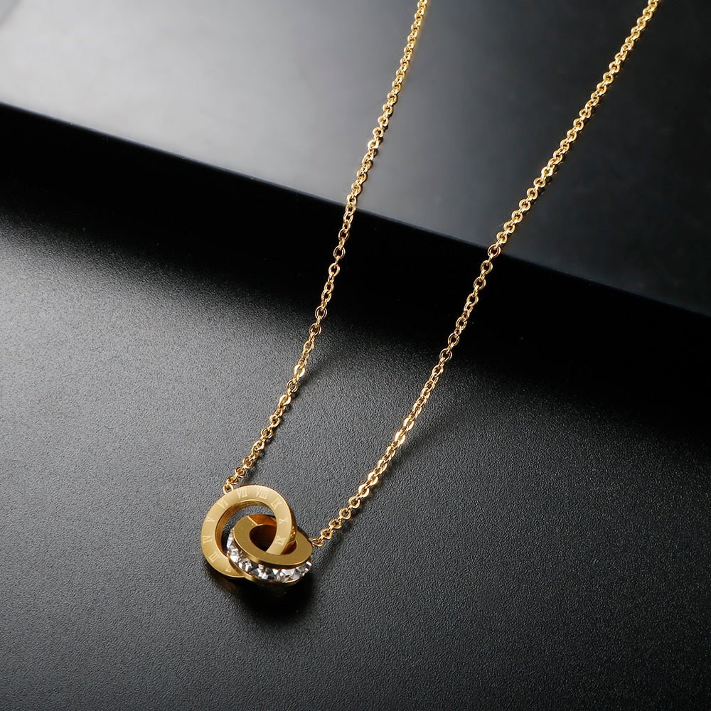 Gold Zirconia Necklace Margot