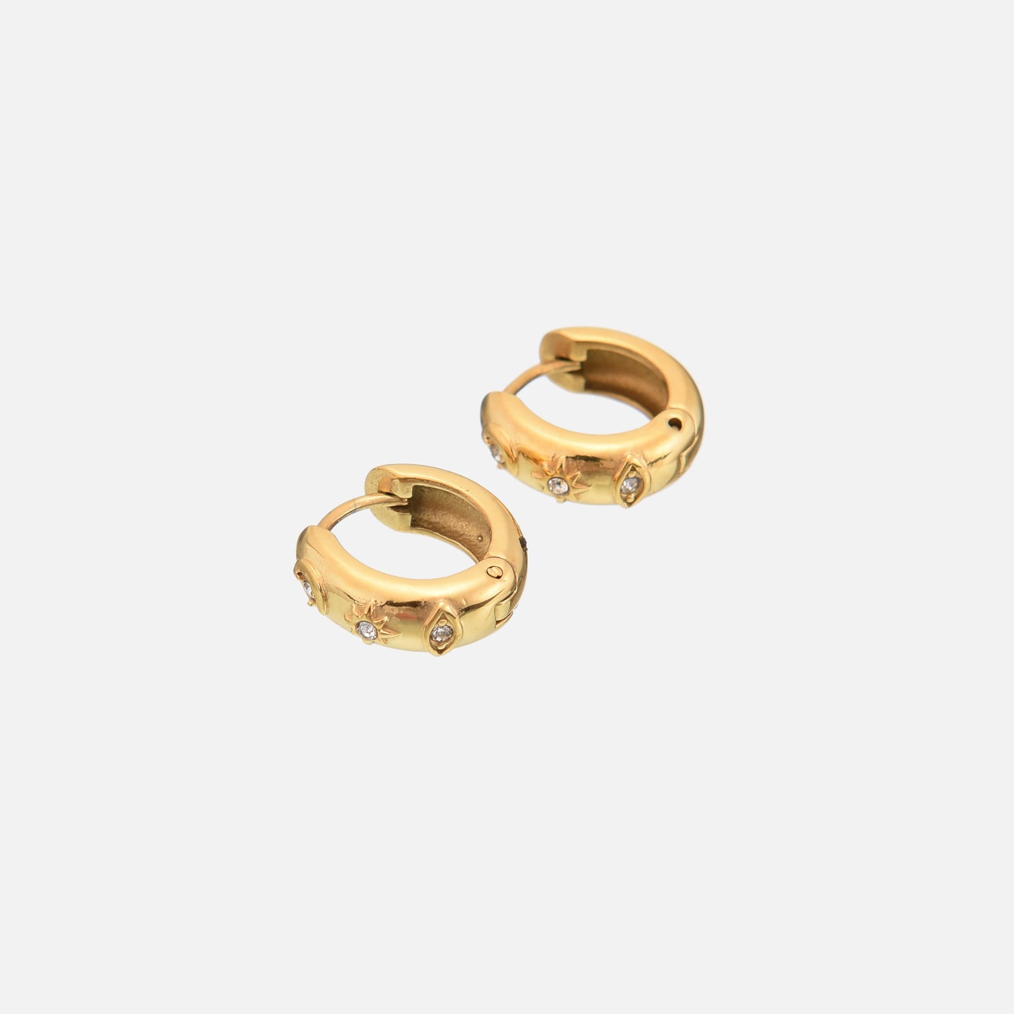 Golden Unique Earrings Margot