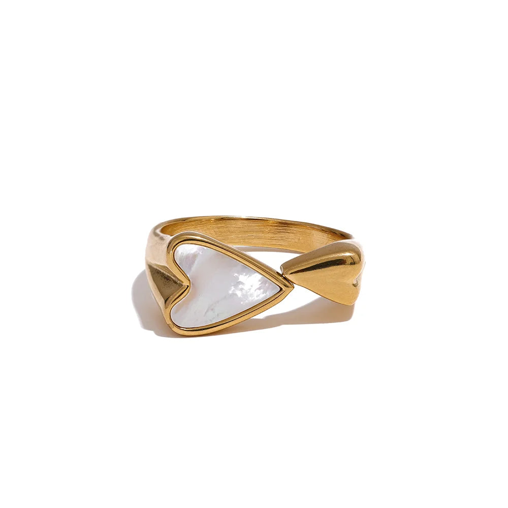 Heart Gold Ring Margot