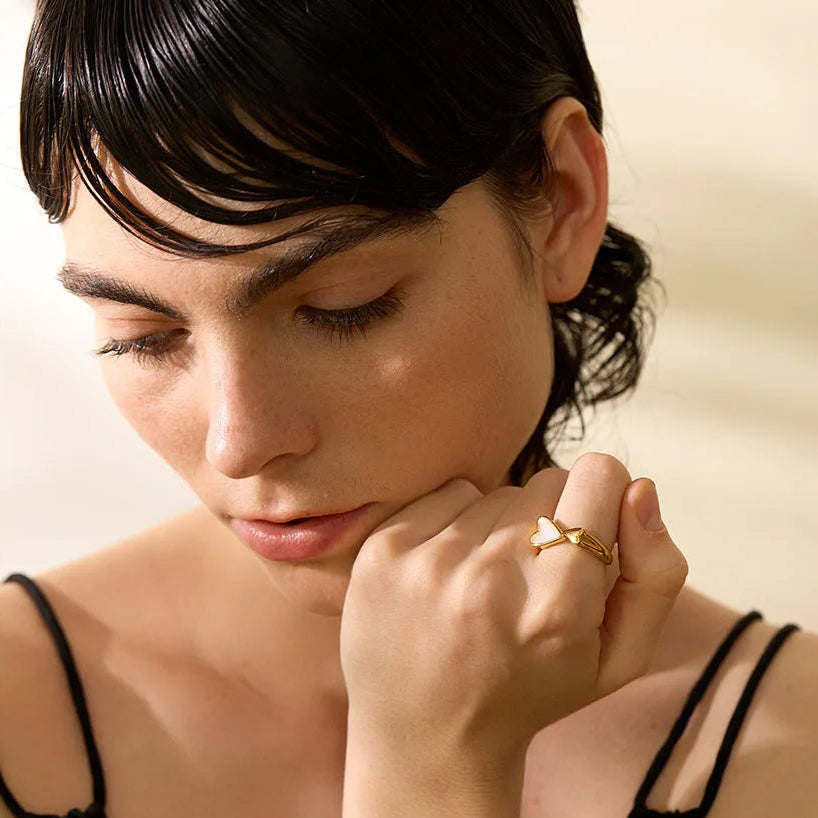 Heart Gold Ring Margot